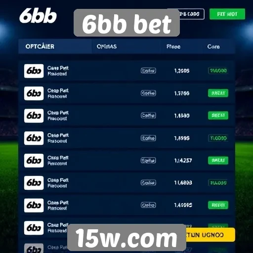 Opções de pagamento disponíveis na plataforma 6bb bet